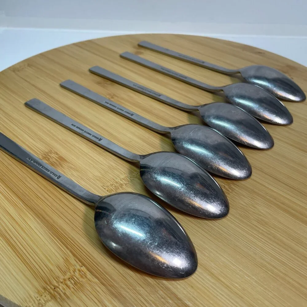 Vintage Stanley Roberts Dorette Place Oval Soup Spoon Stainless Steel Japan